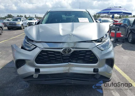 2021 Toyota Highlander L z USA, uszkodzony, nr VIN 5TDCZRAH5MS036524